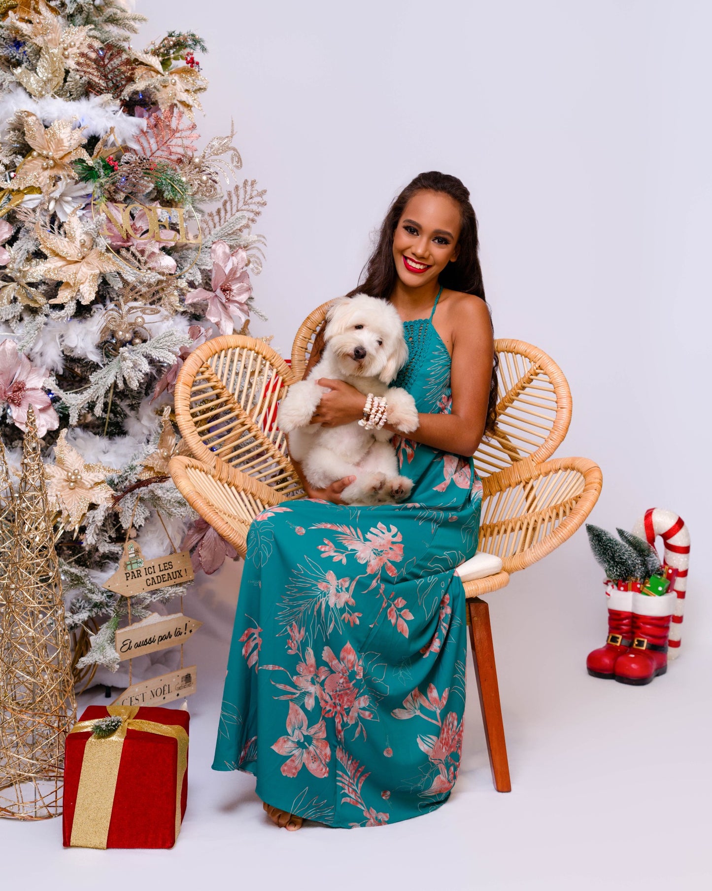 Bib Dress - Gold