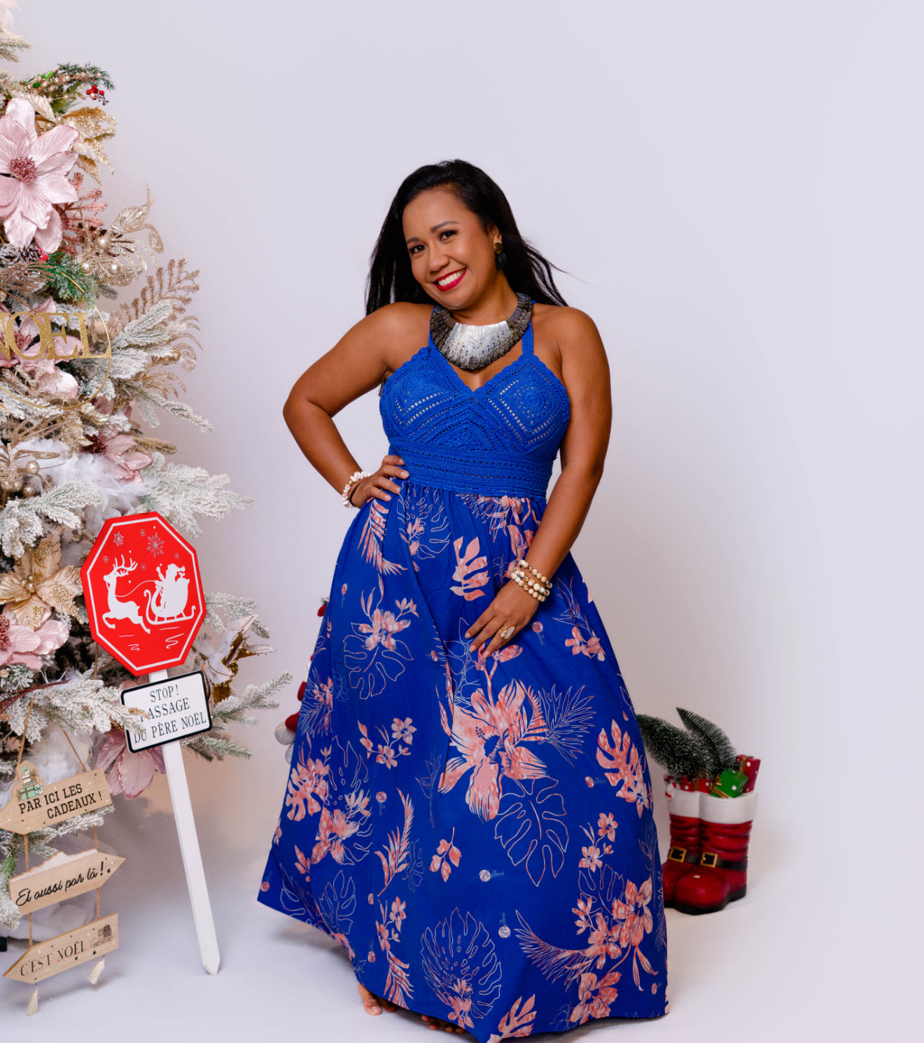Robe Top crochet - doré