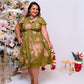 Gold Shirt Dress